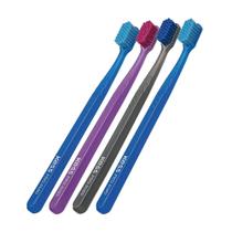 Kit Anual com 4 Escovas Dentais Kess Pro 6580 Extras Macias