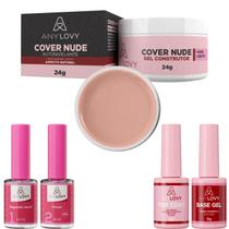 Kit Anylovy com Base, Primer, regulador de PH,Top Coat e Gel