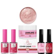 Kit Anylovy com Base, Primer, regulador de PH,Top Coat e Gel