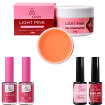 Kit Anylovy com Base, Primer, regulador de PH,Top Coat e Gel