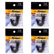 Kit Anzol de Pesca Maruri 3X Live Bait Aço N 7/0 20 Peças Kit Anzol de Pesca Maruri 3X Live Bait Aço N 7/0 20 Peças
