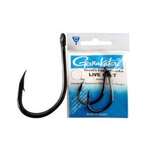 Kit Anzol Gamakatsu Live Bait Black Super Resistente 3 Cartelas - Escolha o tamanho Kit Anzol Gamakatsu Live Bait Black Super Resistente 3 Cartelas - Escolha o tamanho