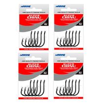 Kit Anzol Marine Super Chinu Reforçado Nº 2 / 5 / 7 / 9 - 180un (1 Cartela Cada)