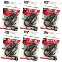 Kit Anzol Pesca Marine Sports 12146 Preto 1/0 2/0 3/0 4/0 5/0 6/0 170 Peças Kit Anzol Pesca Marine Sports 12146 Preto 1/0 2/0 3/0 4/0 5/0 6/0 170 Peças
