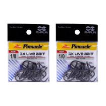 Kit Anzol Pesca Maruri 3X Live Bait Aço Carbono N 1/0 40 Peças Kit Anzol Pesca Maruri 3X Live Bait Aço Carbono N 1/0 40 Peças