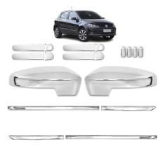 Kit Ap. Maçaneta Par Ap. Retrovisor Ap. Tampa Válvula Friso Gol G6 G7 G8 2008 2009 2010 2011 2012 2013 2014 2015 2016 2017 2018 2019 2020 2021 2022