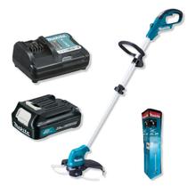Kit Aparador De Grama UR100DZX Makita 12V CXT Com Bateria 1.5Ah e Carregador Bivolt Punho Tipo D Uso Doméstico Jardinagem Leve E Sem Fio Residencial