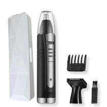 KIT Aparador de Pelos Barba Barbeador 2 em 1 Kemei e estojo KIT Aparador de Pelos Barba Barbeador 2 em 1 Kemei e estojo