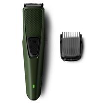 Kit Aparador de Pelos C Pente Ajustável Philips BT1230/14 Verde - Cabelo Barba Peito Perna Bigode - Original Com NF