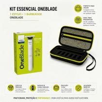 Kit Aparador Depilador Pelos Intimos Norelco Oneblade Intimate + Estojo Case Proteção Virilha Feminina Kit Aparador Depilador Pelos Intimos Norelco Oneblade Intimate + Estojo Case Proteção Virilha Feminina