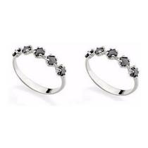 Kit Aparadores Aliança Five Flowers Bk Florenzza Prata 950