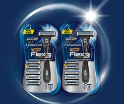 Kit Aparelho De Barbear Bic Flex 3 Hybrid C/10 Cartuchos