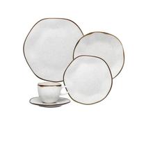 Kit Aparelho De Jantar E Chá Porcelana 30 Peças Ryo Maresia Oxford