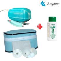 Kit Aparelho De Massagem Elétrico Fisioterápico com Infravermelho + Gel 15 Ervas Kit Aparelho De Massagem Elétrico Fisioterápico com Infravermelho + Gel 15 Ervas