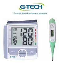 Kit Aparelho De Medir Pressão Digital De Pulso GP 300 + Termometro