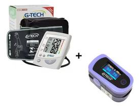 Kit Aparelho De Pressão Digital La250 Gtech Com Oximetro
