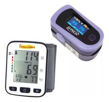 Kit Aparelho De Pressão Digital + Oximetro Digital G-tech