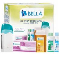 Kit Aparelho Depilador Elétrico P Depilação Cera Quente - DEPIL BELLA