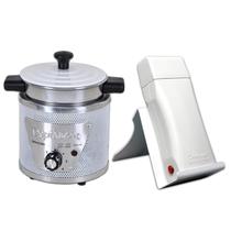 Kit Aparelho Depilador Roll-On + Termocera 750 G Depilwax