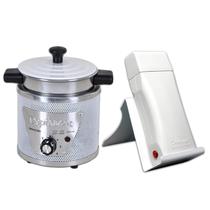 Kit Aparelho Depilador Roll-On + Termocera 750 G Depilwax