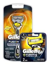 Kit Aparelho Gillette Fusion5 Proshield + 2 Cargas