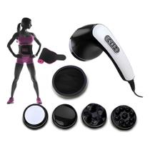 Kit Aparelho Massageador Orbital Drenagem Linfática Com Infravermelho + Cinta Modeladora Térmica