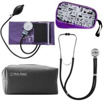 Kit Aparelho Pressao Esfigmo Aneroide Estetoscopio Multilaser Pa Med