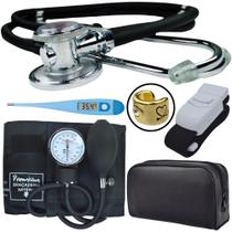 Kit Aparelho Pressao Esfigmomanometro Estetoscopio Rappaport