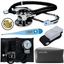 Kit Aparelho Pressao Esfigmomanometro Estetoscopio Rappaport