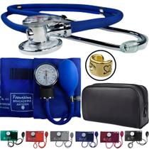 Kit Aparelho Pressao Esteto Estetoscopio Esfigmo Pa Med Incoterm Premium Enfermagem Estagio Saude