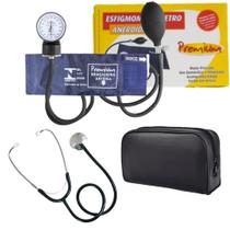 Kit Aparelho Pressao Esteto Simples Pediatrico Infantil