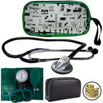 Kit Aparelho Pressao Esteto Simples Premium