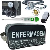 Kit Aparelho Pressão Estetoscópio Enfermagem Premium