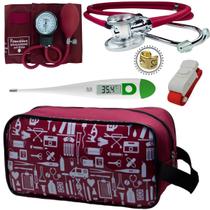 Kit Aparelho Pressão Estetoscópio Estampado Premium Kit Aparelho Pressão Estetoscópio Estampado Premium