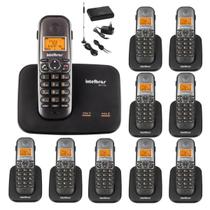 Kit Aparelho Telefone 2 Linhas Com 9 Ramal Bina Entrada Chip