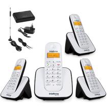 Kit Aparelho Telefone Sem Fio Bina GSM 3G e 3 Ramal Incluso Kit Aparelho Telefone Sem Fio Bina GSM 3G e 3 Ramal Incluso