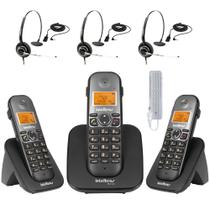 Kit Aparelho Telefone TS 5120 Bina 2 Ramal e THS55 Intelbras