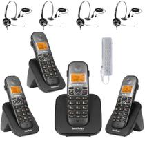 Kit Aparelho Telefone TS 5120 Bina 3 Ramal e THS55 Intelbras