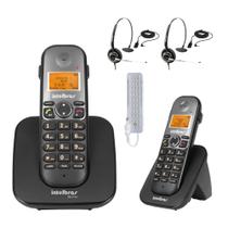 Kit Aparelho Telefone TS 5120 Bina Ramal e THS 55 Intelbras