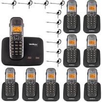 Kit Aparelho Telefone TS 5150 Bina 2 Linhas 9 Ramal Headset