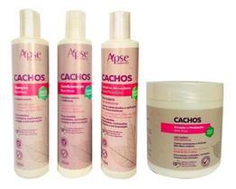 Kit Apice 100 Vegano - Shampoo Condic. Gelatina E Ativador e Modelador de Cacho