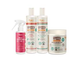 Kit apice baobá áfrica shampoo cond. finalizador e mais
