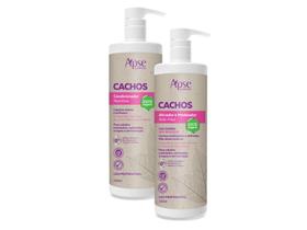 Kit apice cachos condicionador e ativador e modelador 1000ml Kit apice cachos condicionador e ativador e modelador 1000ml
