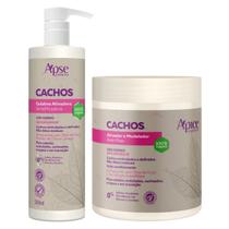 Kit Apice Cachos Creme De Pentear Ativador Cachos Gelatina Ativadora Apse 500ml Kit Apice Cachos Creme De Pentear Ativador Cachos Gelatina Ativadora Apse 500ml