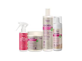 Kit apice cachos mousse gelatina ativador e finalizador Kit apice cachos mousse gelatina ativador e finalizador