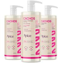 Kit Apice Cachos Nutritivo Novo Shampoo 1L Condicionador 1L Ativador Modelador 1L Kit Apice Cachos Nutritivo Novo Shampoo 1L Condicionador 1L Ativador Modelador 1L