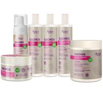 Kit Apice Cachos Nutritivo Shampoo 300ml Condicionador 300ml Gelatina 300ml Máscara 300g Mousse 210ml Ativador Modelador 500g Kit Apice Cachos Nutritivo Shampoo 300ml Condicionador 300ml Gelatina 300ml Máscara 300g Mousse 210ml Ativador Modelador 500g