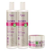 Kit Ápice Cachos Shampoo, Condicionador e Máscara 300g