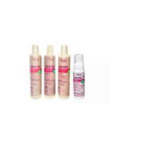 Kit Apice Cachos - Shampoo E Condiconador E Gelatina E Mousse