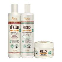 Kit Ápice Cosméticos África Baobá Shampoo, Condicionador e Máscara 300g